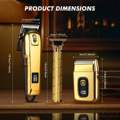 Justnard beard trimmer with T-blade enables precise beard shaping and clean edges.