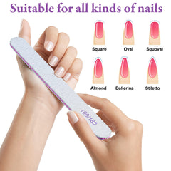 Jutom nail file designed for acrylic and natural nails for versatile nail work
