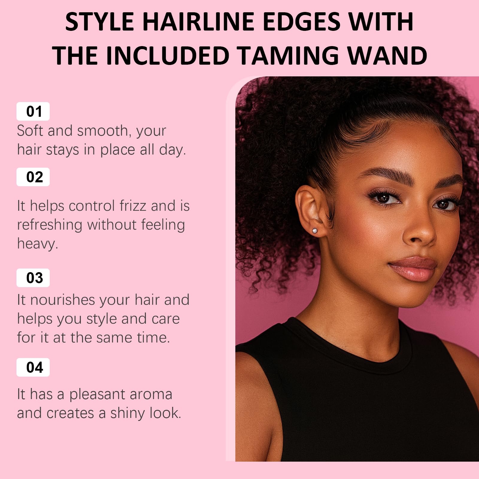 Jutqut Hair Cactus Fruit 3-in-1 finish adds natural shine.