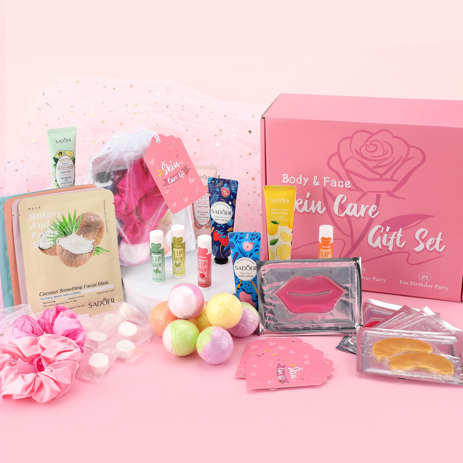 Jutqut spa party facial masks for deep hydration during home spa night