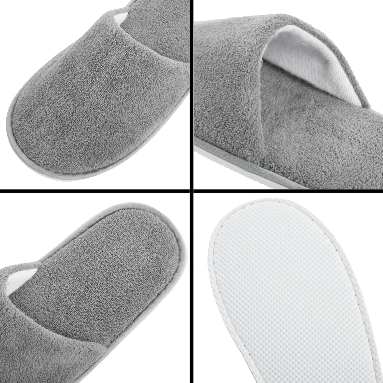 Juvale spa-use disposable guest slippers for hospitality settings