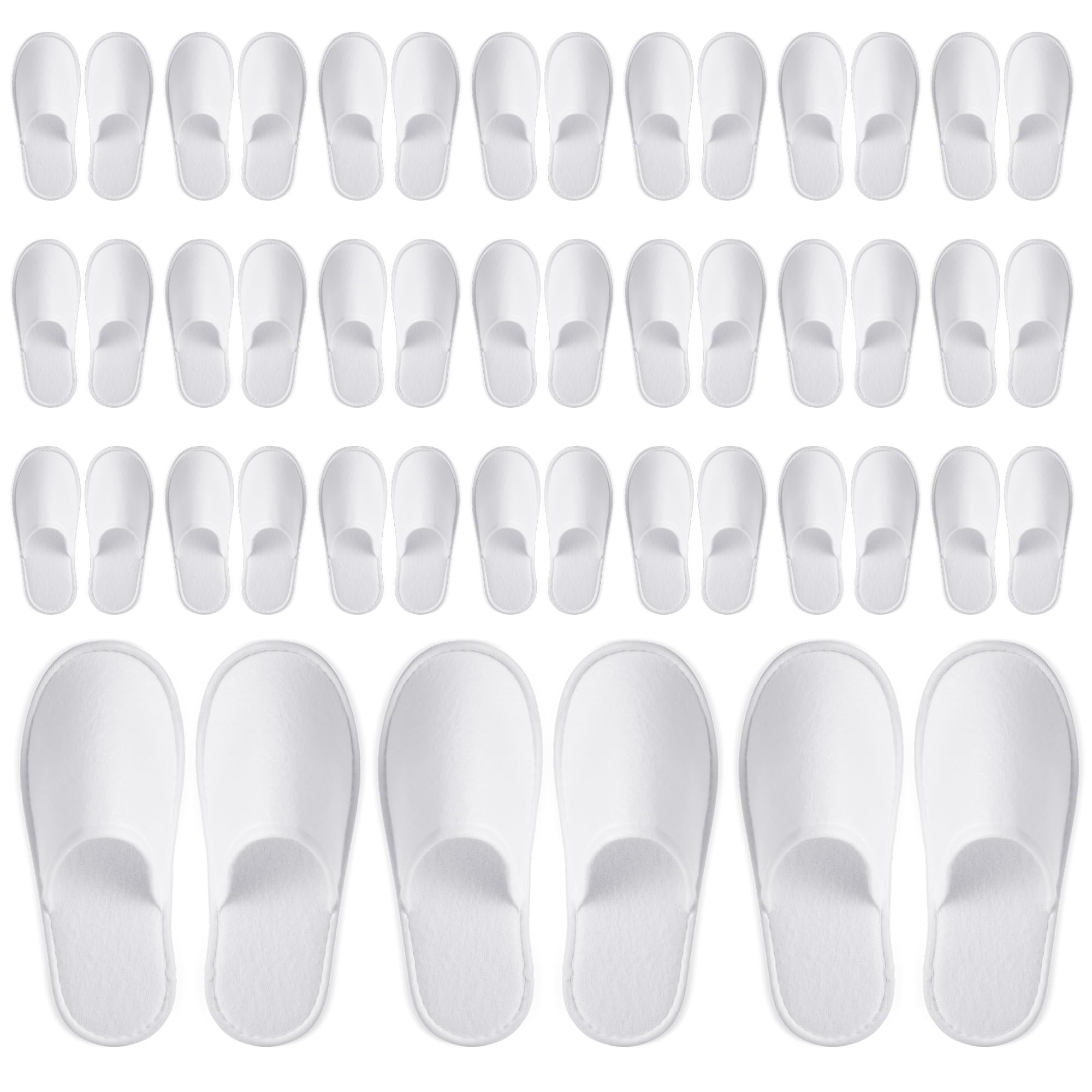 Juvale disposable slippers guest-wrapped pack for hotel hygiene and convenience