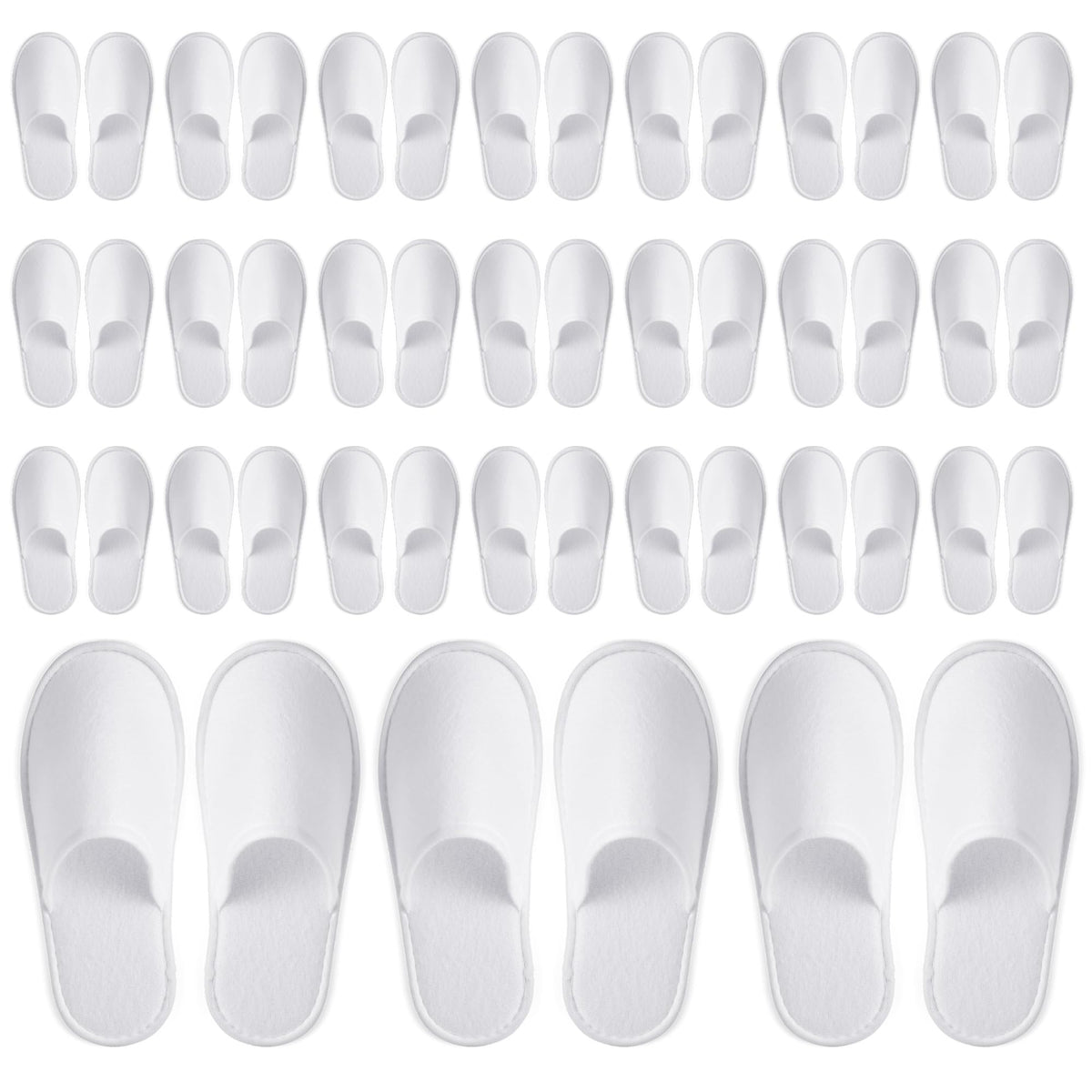 Juvale disposable slippers guest-wrapped pack for hotel hygiene and convenience