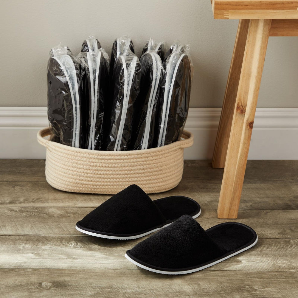 Juvale disposable slippers sizing fits up to women's 12 and men's 11.