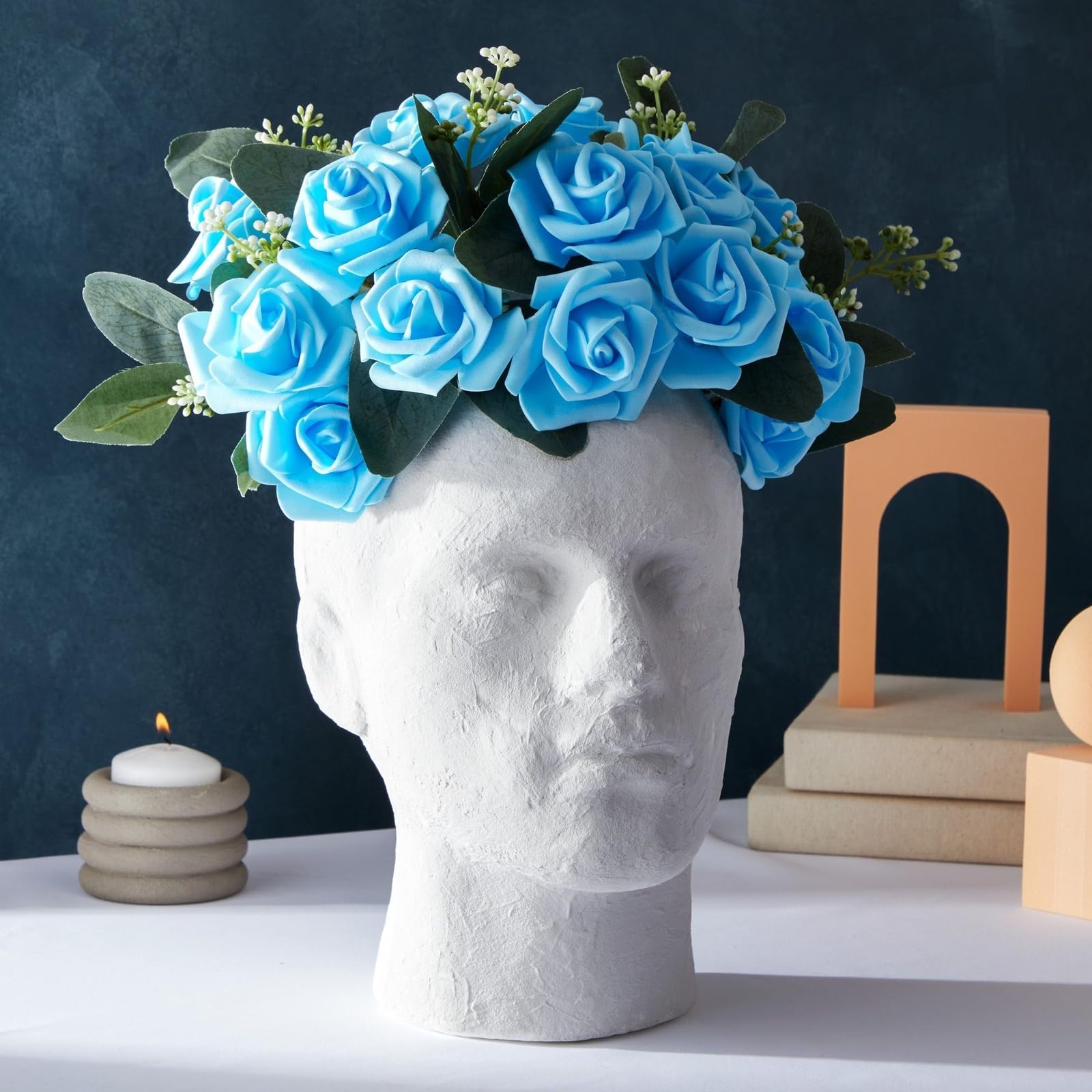 Juvale mannequin head-foam customization-ready offers a blank canvas for personal displays.