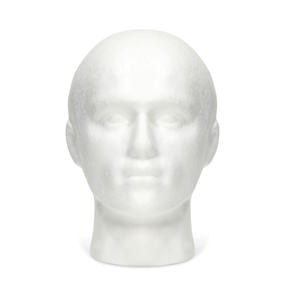 Juvale mannequin head-foam durable-foam-base provides stable support for accessories.