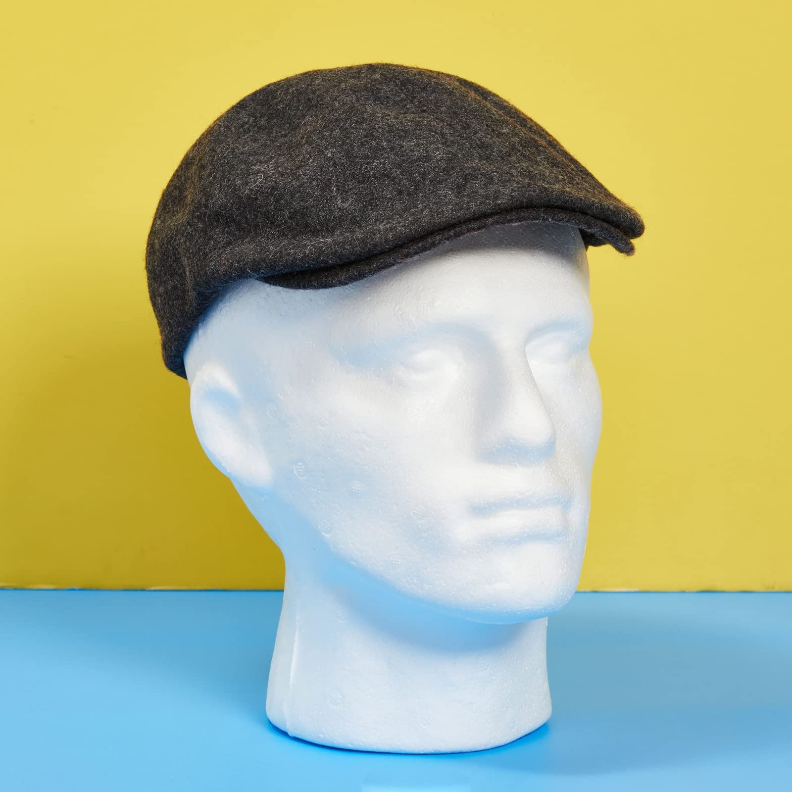 Juvale mannequin head foam-hat-display demonstrates headwear sales-ready presentation.