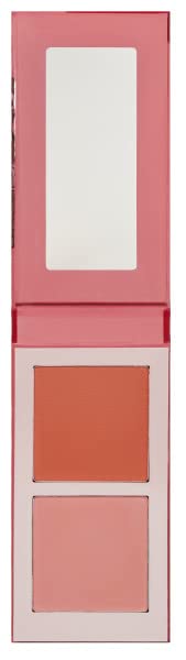 Juvia's Place Blushed Duo swatches two shades offering versatile color payoff