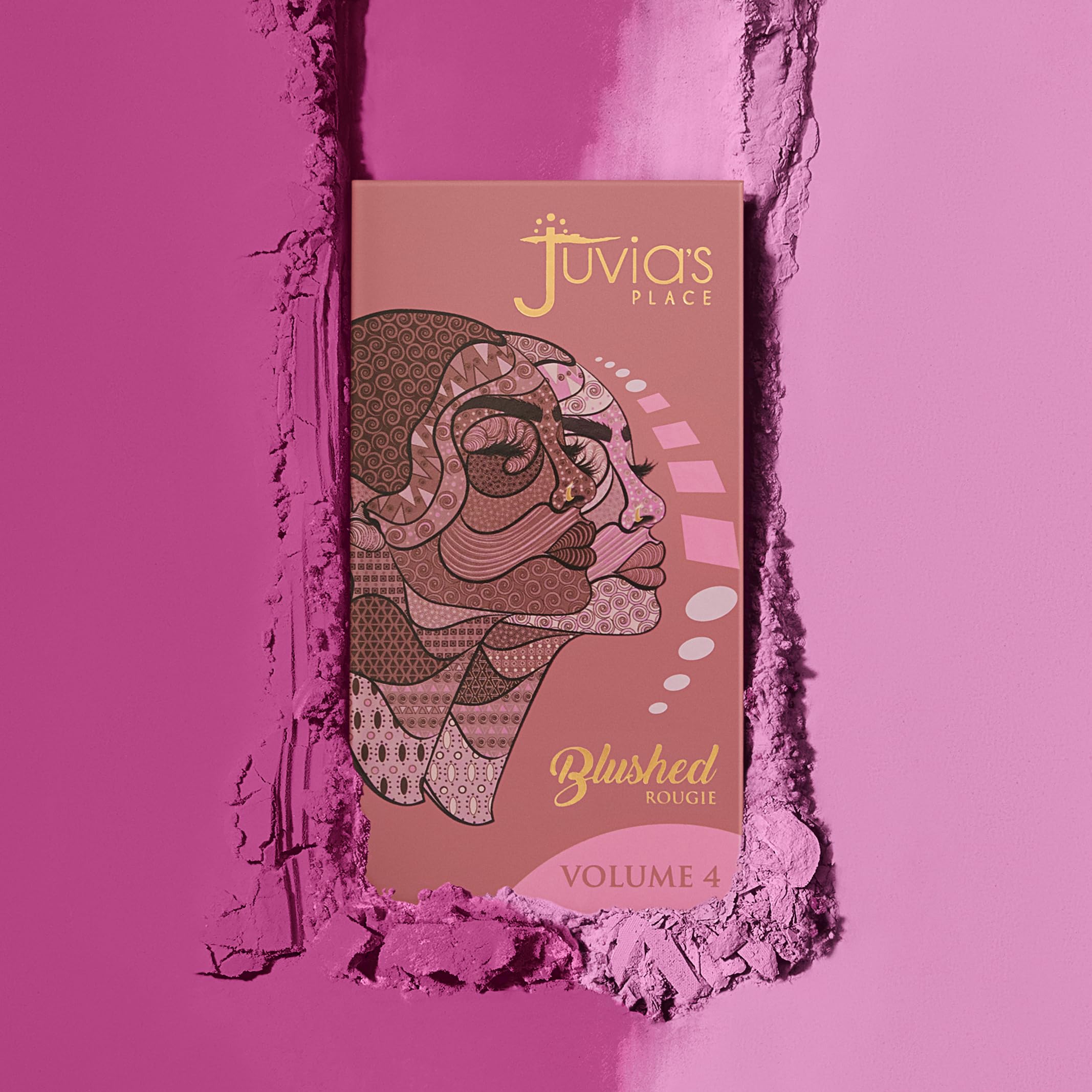 Juvia's Place Blushed Duo Volume4 long-wear finish captures lasting color through day