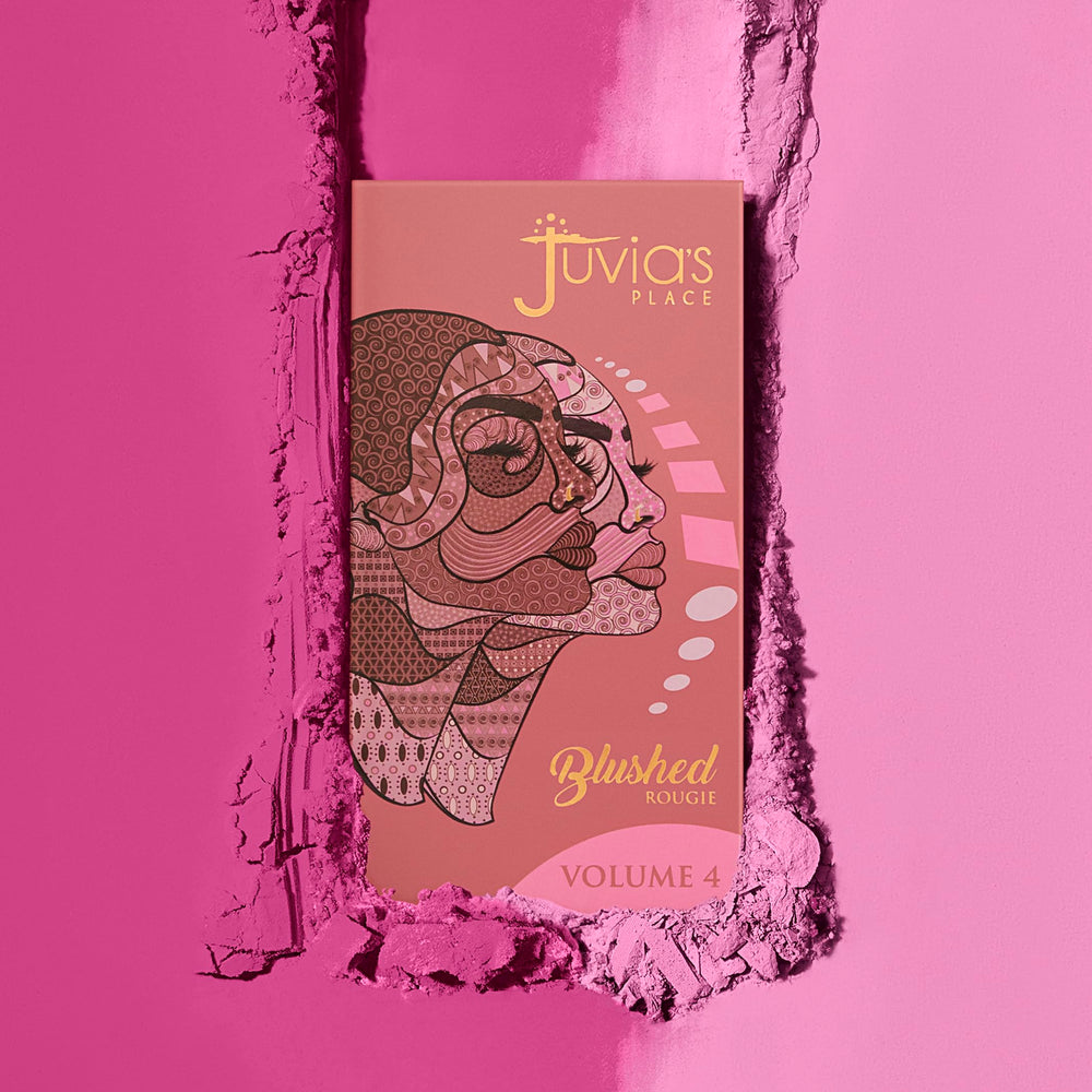 Juvia's Place Blushed Duo Volume4 long-wear finish captures lasting color through day