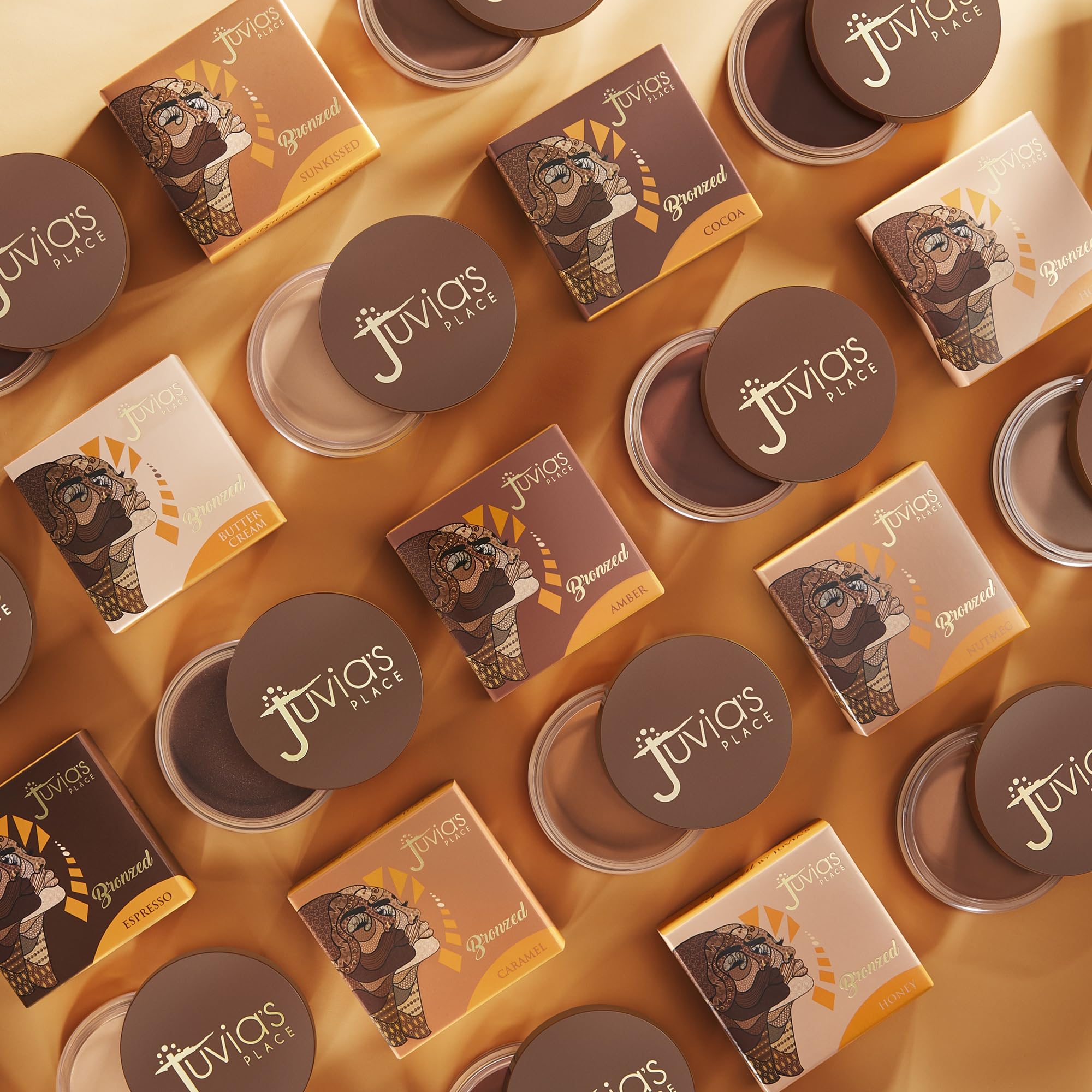 Juvia's Place Bronzed Cream Bronzer Honey silky swirl blends evenly.