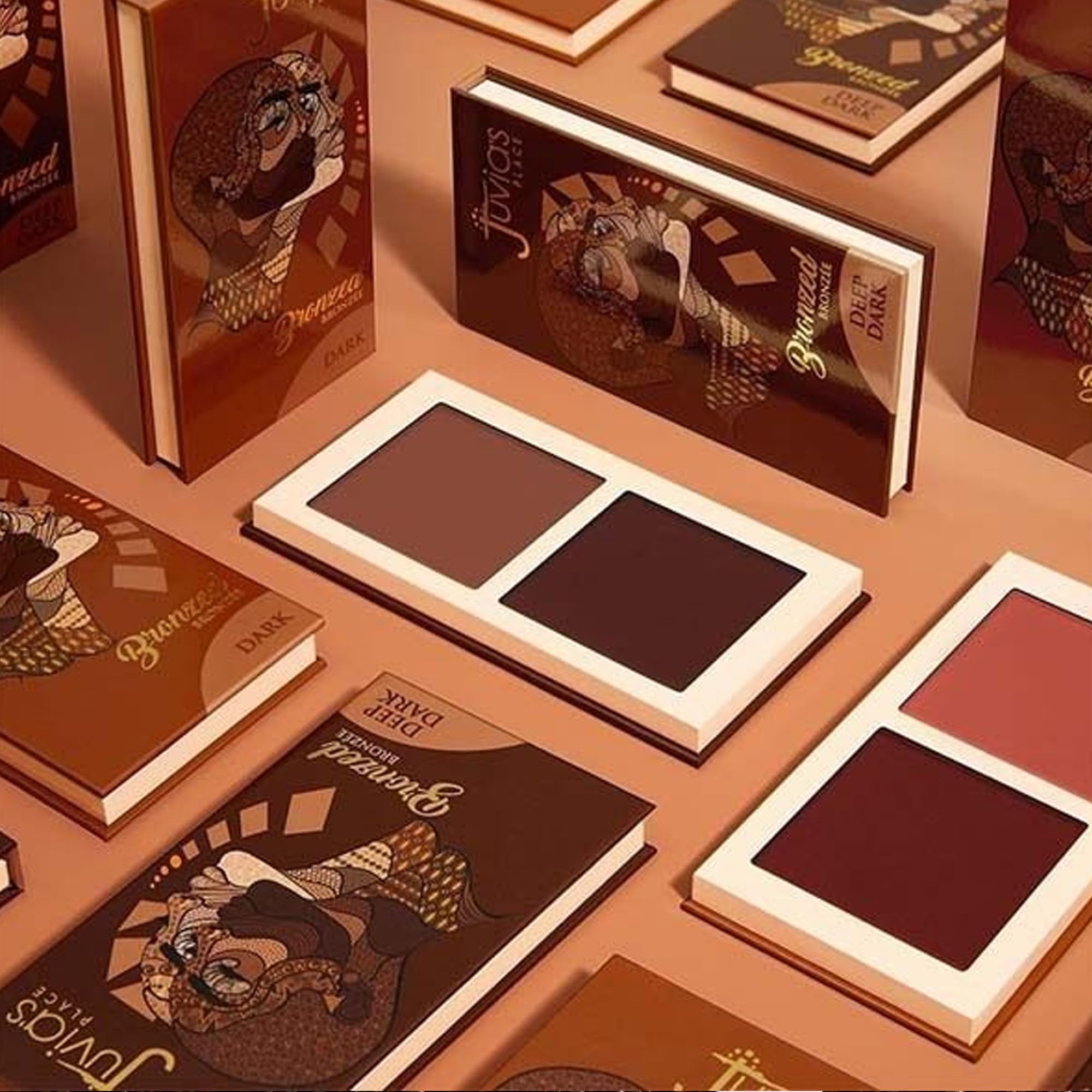 Juvia's Place Bronzed Duo Deep Dark gift-packaging offers a ready-to-gift option.