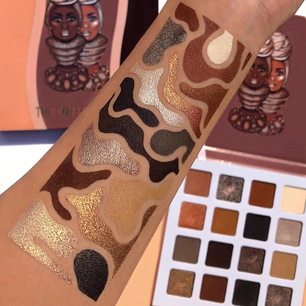 Juvia's Place Coffee Shop matte shades deliver clean blends and precise lines.