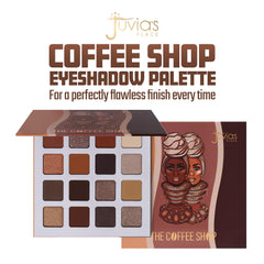Juvia's Place Coffee Shop swatches reveal rich color payoff ideal for seamless blends.