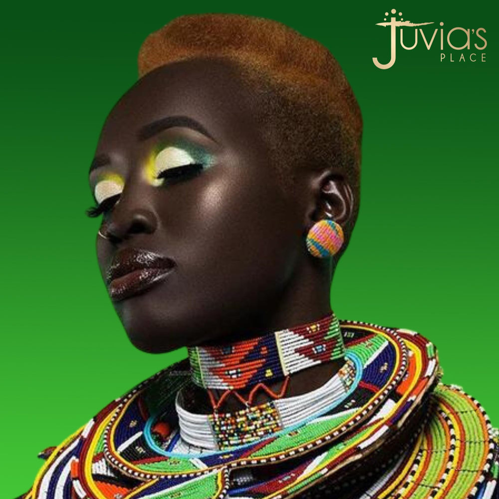 Juvia's Place Culture 2 packaging and logo close-up reinforces premium beauty branding.