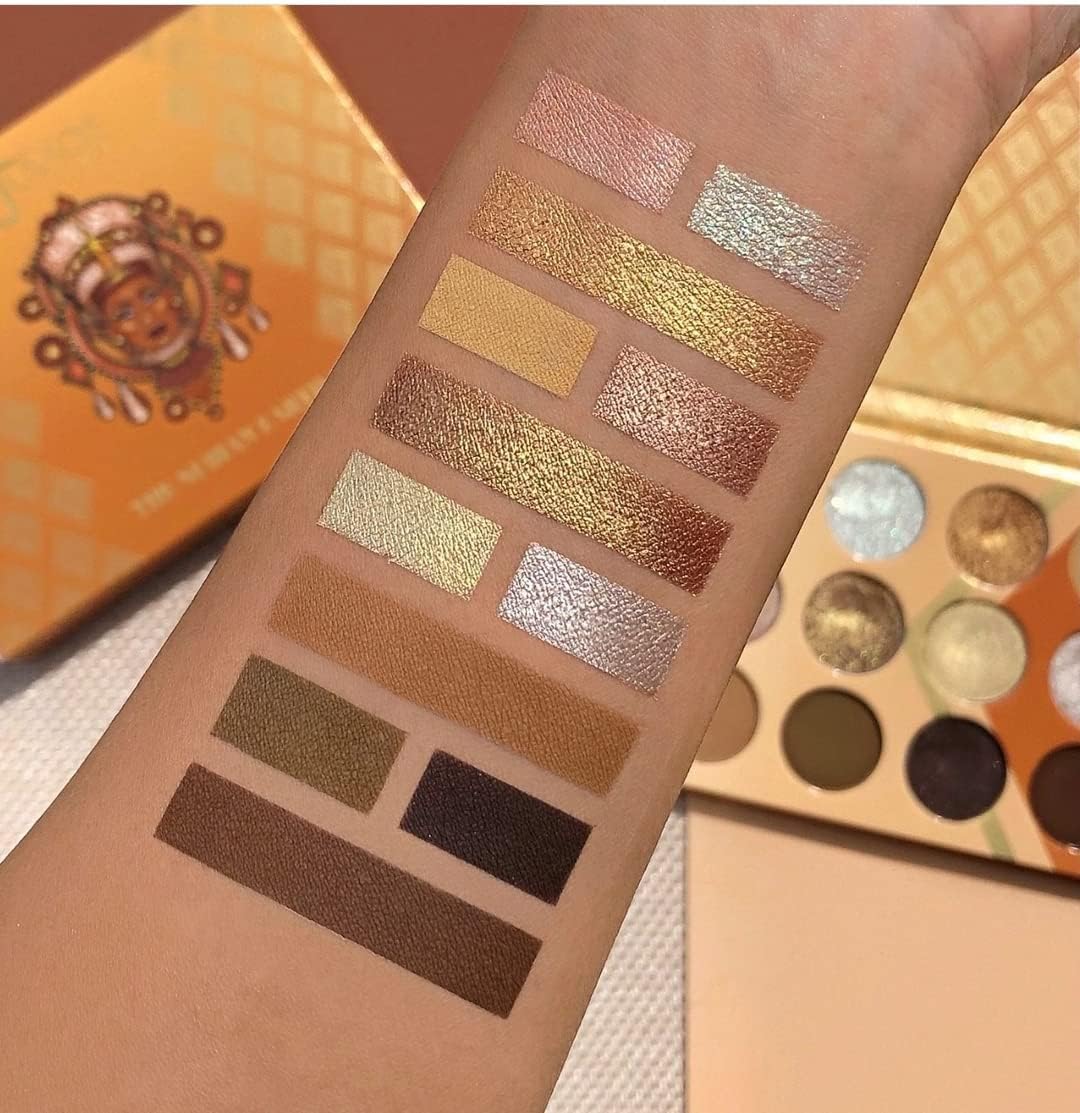 Nubian Earth Palette copper shimmer offers luminous accents for glam evening looks