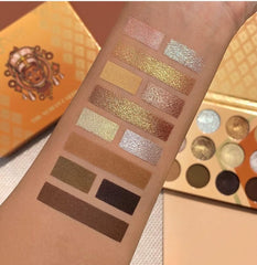 Nubian Earth Palette copper shimmer offers luminous accents for glam evening looks