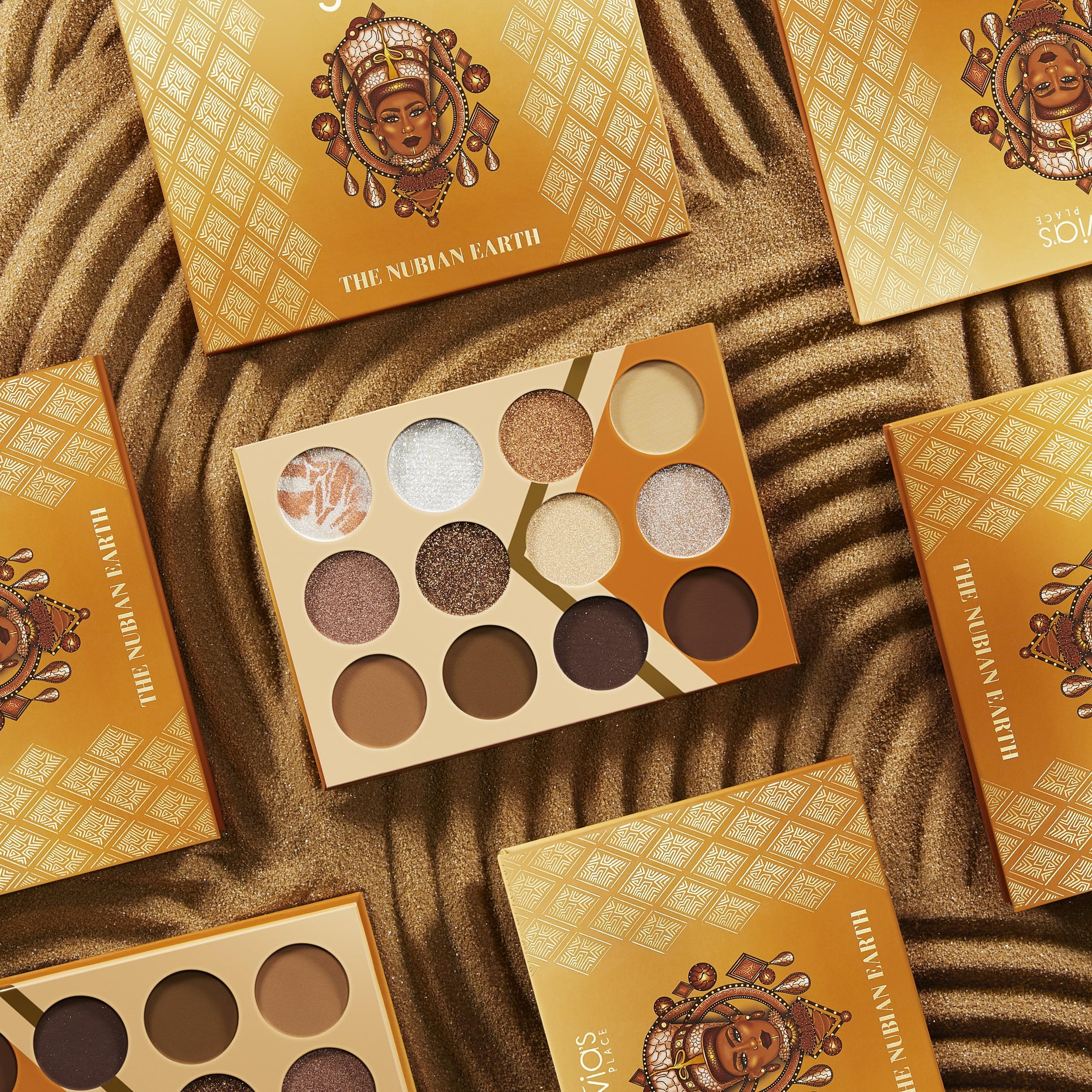 Nubian Earth Palette seamless blends with concealer and foundations for cohesive looks