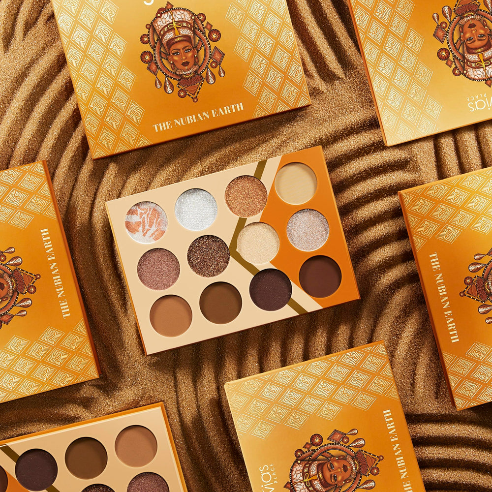 Nubian Earth Palette seamless blends with concealer and foundations for cohesive looks