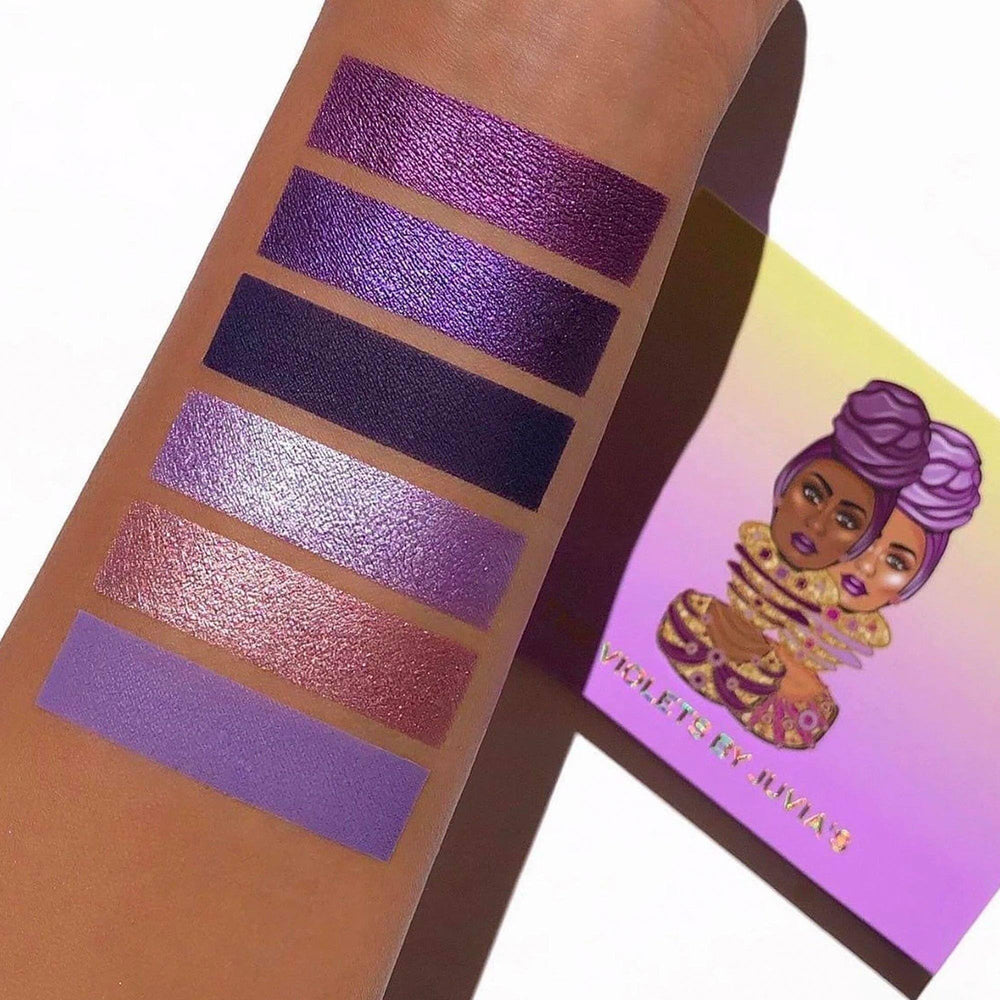 Juvia's Place The Violets palette glitter-shift shades add sparkle and drama