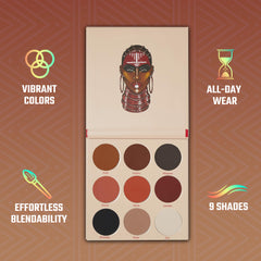 Juvia's Place Warrior 2 matte colors for smooth blending and depth.