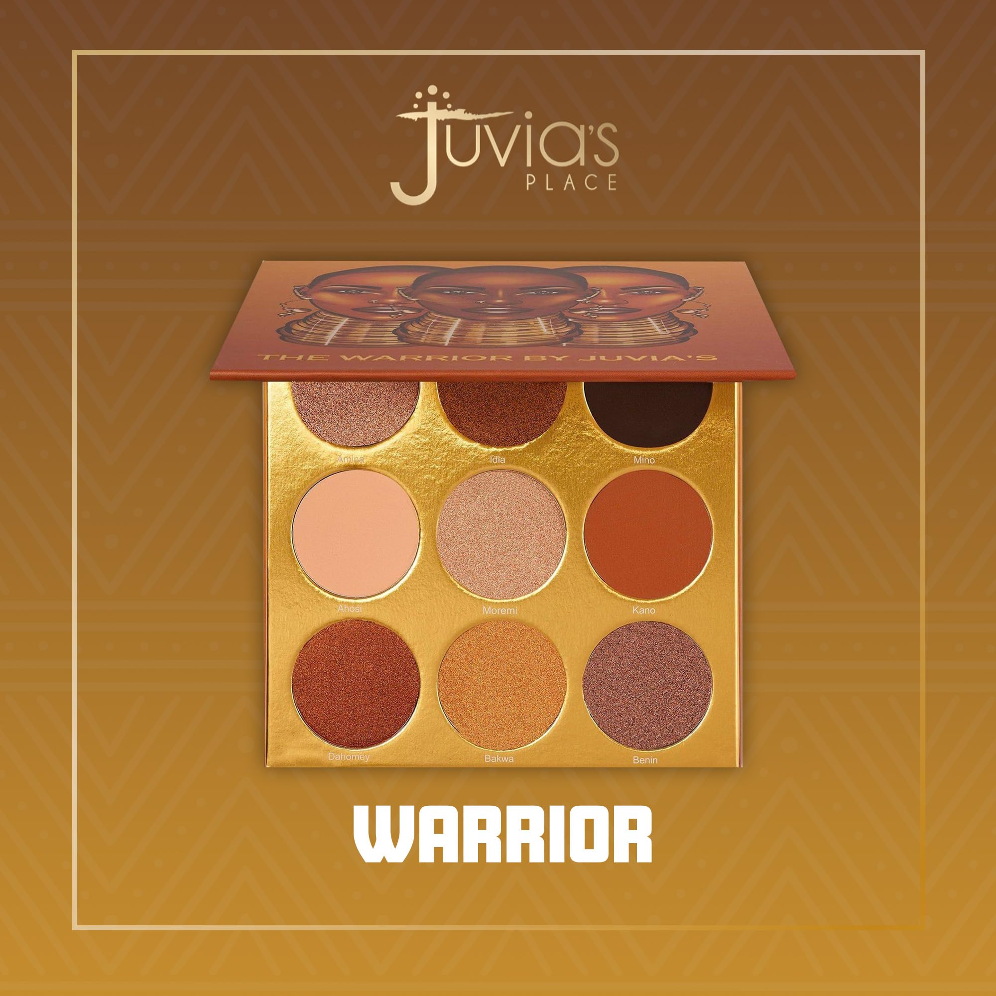 Juvia's Place The Warrior matte neutrals create smooth, blendable lids.