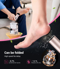 Juxujoin portable pedicure kit folded for travel-friendly foot care.