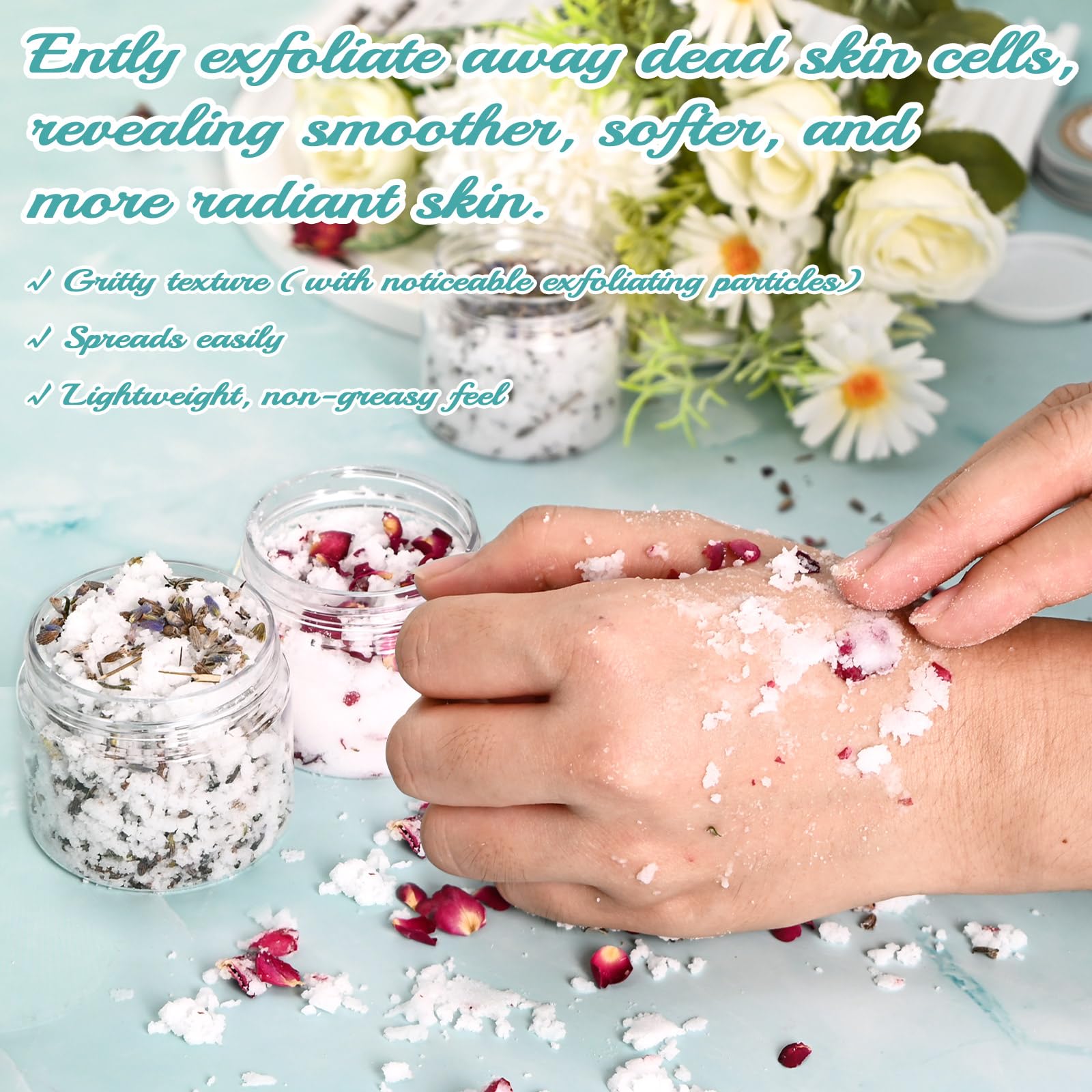 JUYRLE dried flowers add aromatherapy touch for calm baths