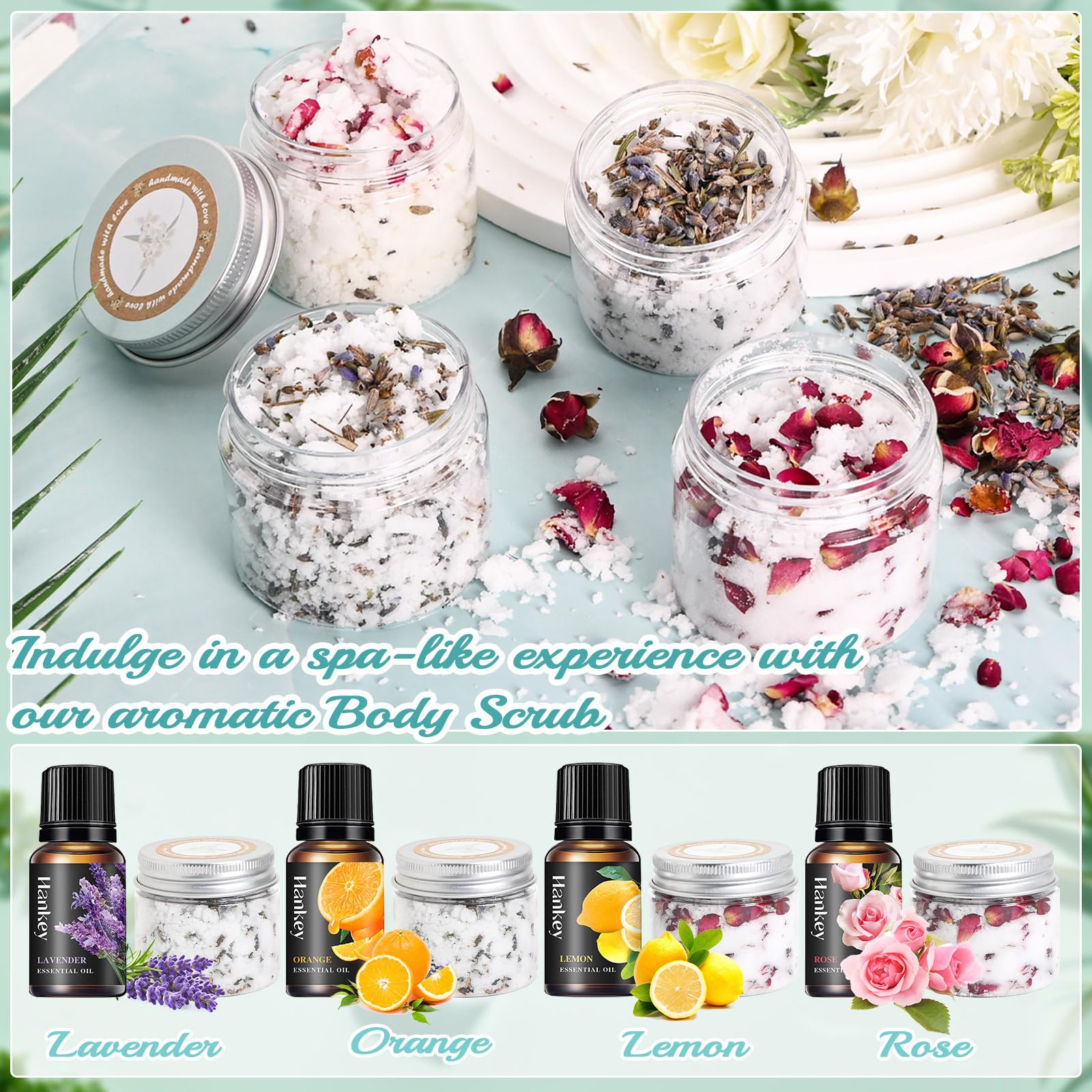 JUYRLE salt and aloe mix ready to exfoliate and hydrate