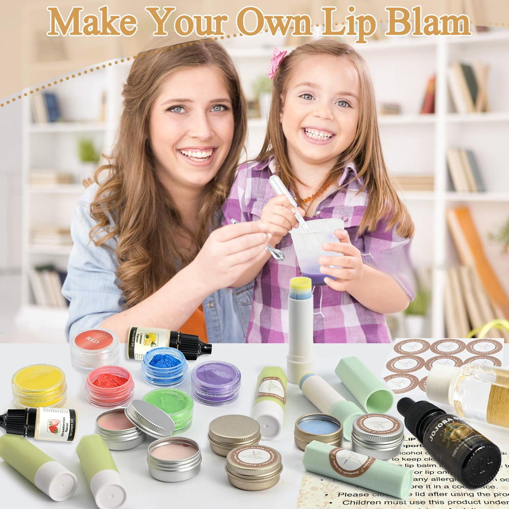 JUYRLE lip balm kit stickers and labels for personalized creations