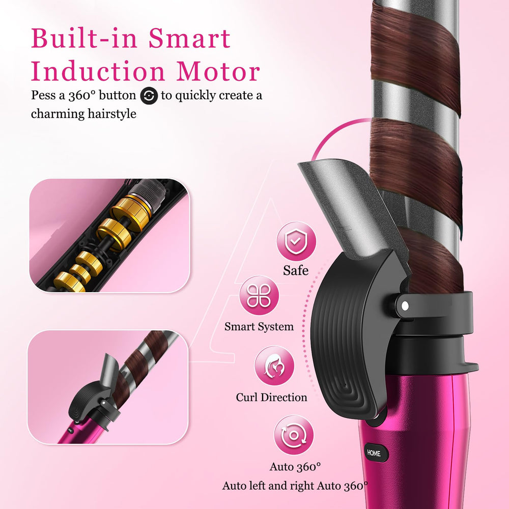 JVAXS Auto 360 Curling Iron Set dual voltage great for travel styling