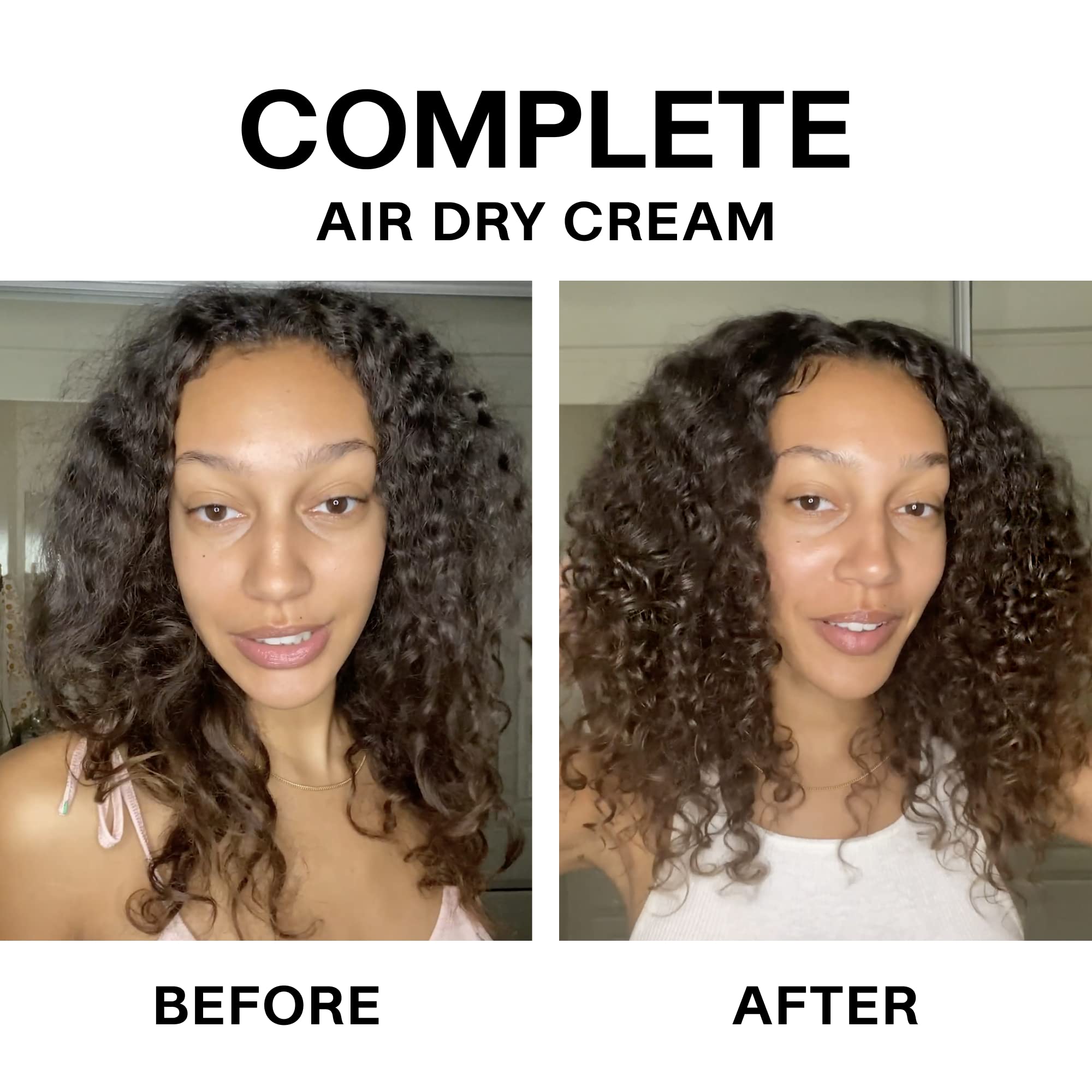 JVN No Heat Complete Air Dry Cream diffuser curls helps define waves