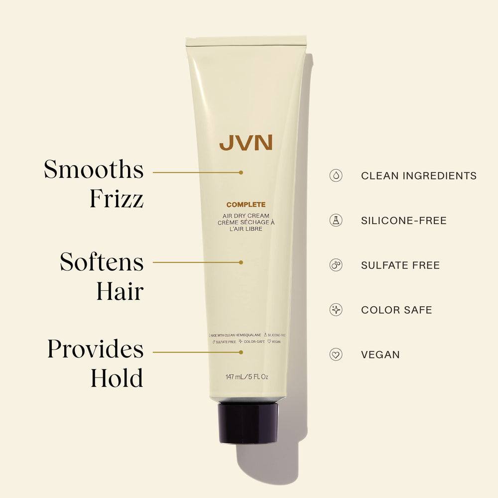JVN Air Dry Cream finish adds subtle shine after air drying
