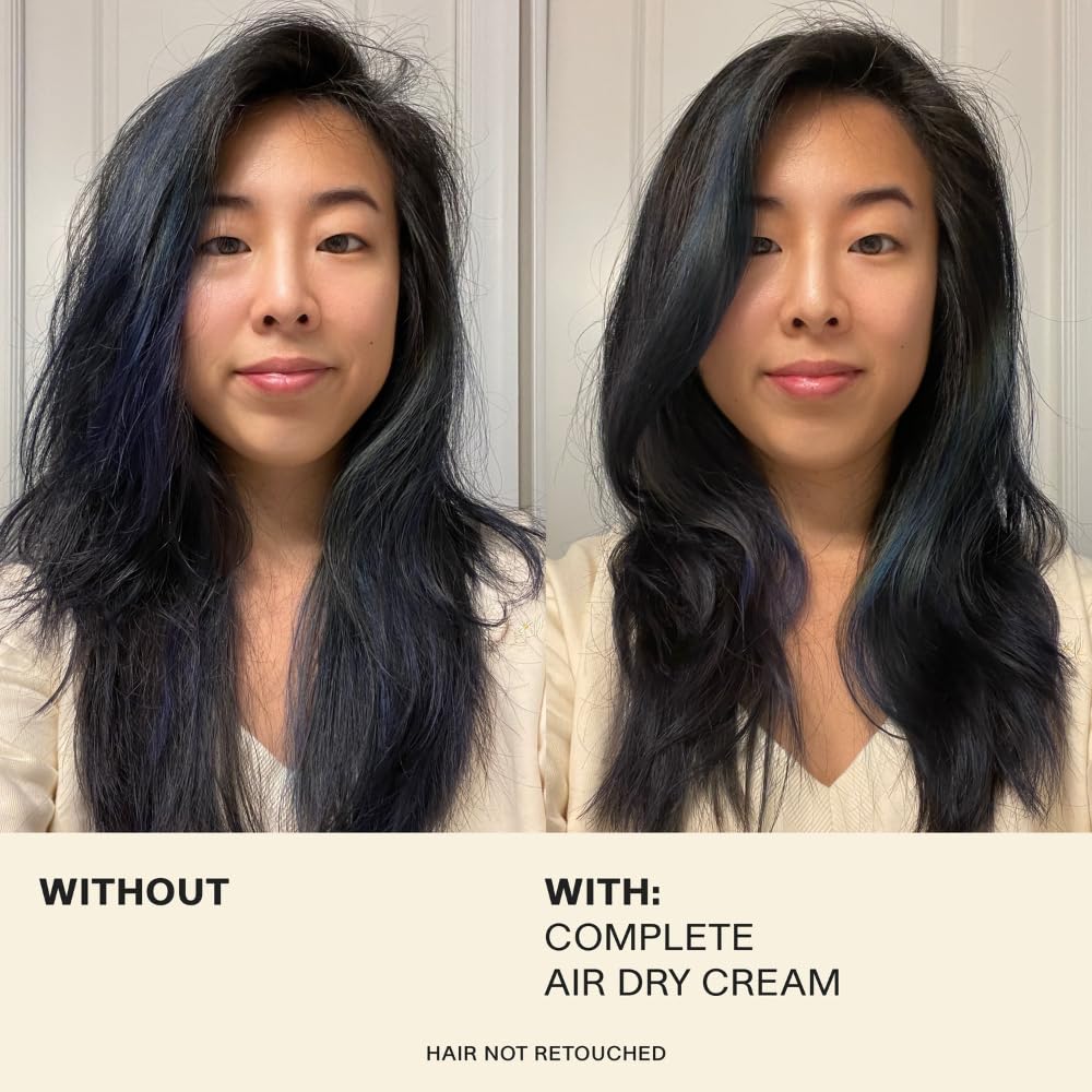 JVN No Heat Complete Air Dry Cream packaging showcases convenient 5 oz size