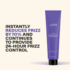 JVN Nurture Deep Moisture Mask cream texture highlights rich conditioning that leaves hair softer.