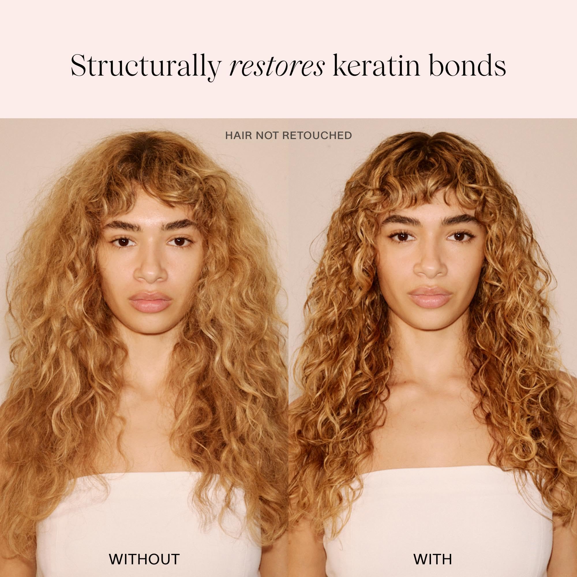 JVN Revive Bond Gloss silicone-free label communicates clean formula for fragile hair