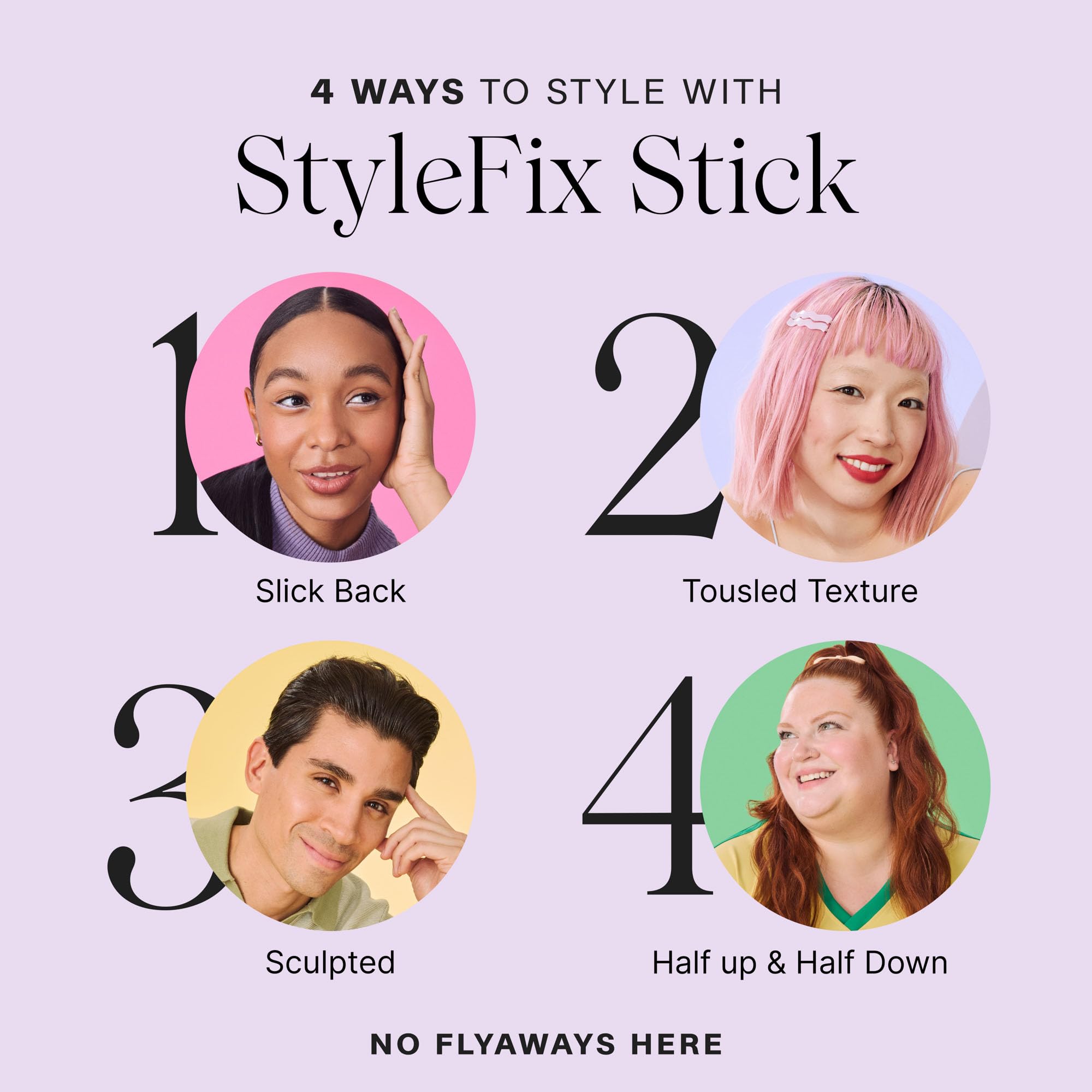 JVN StyleFix creates a sleek slick-back look with flexible hold