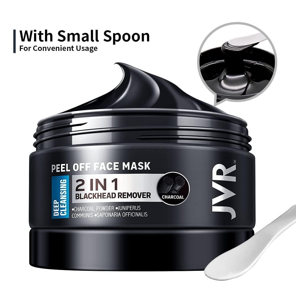 JVR Man applying mask signals suitability for all skin types and routine use.