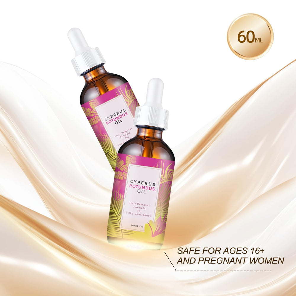JVXZTO Cyperus Rotundus Oil helps support gentle hair management and clearer pores.