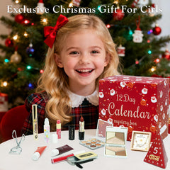 JWEX makeup advent calendar tree-hanging wrap makes festive gifting easy.