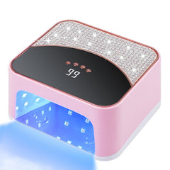 JYDFYP 268W UV LED Nail Lamp front view enabling fast, even gel curing at home.