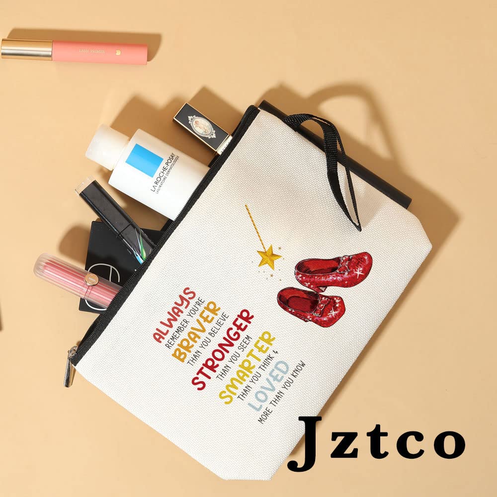 Jztco Dorothy ruby red makeup bag gift-ready presentation for gifting.
