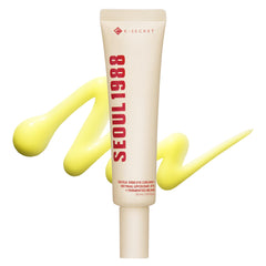 K-SECRET Seoul 1988 eye cream bottle signals premium night care for brighter eyes.