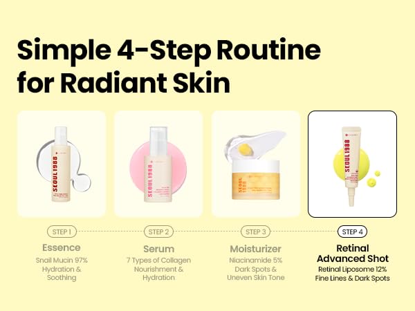 K-SECRET SEOUL 1988 Retinal Advanced Shot patch-test friendly packaging for sensitive skin