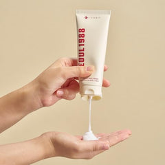 K-SECRET snail mucin cream tube demonstrates non-sticky application for daily use.