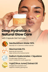 K-SECRET SEOUL 1988 Yuja extract capsules close-up highlighting vitamin C boost