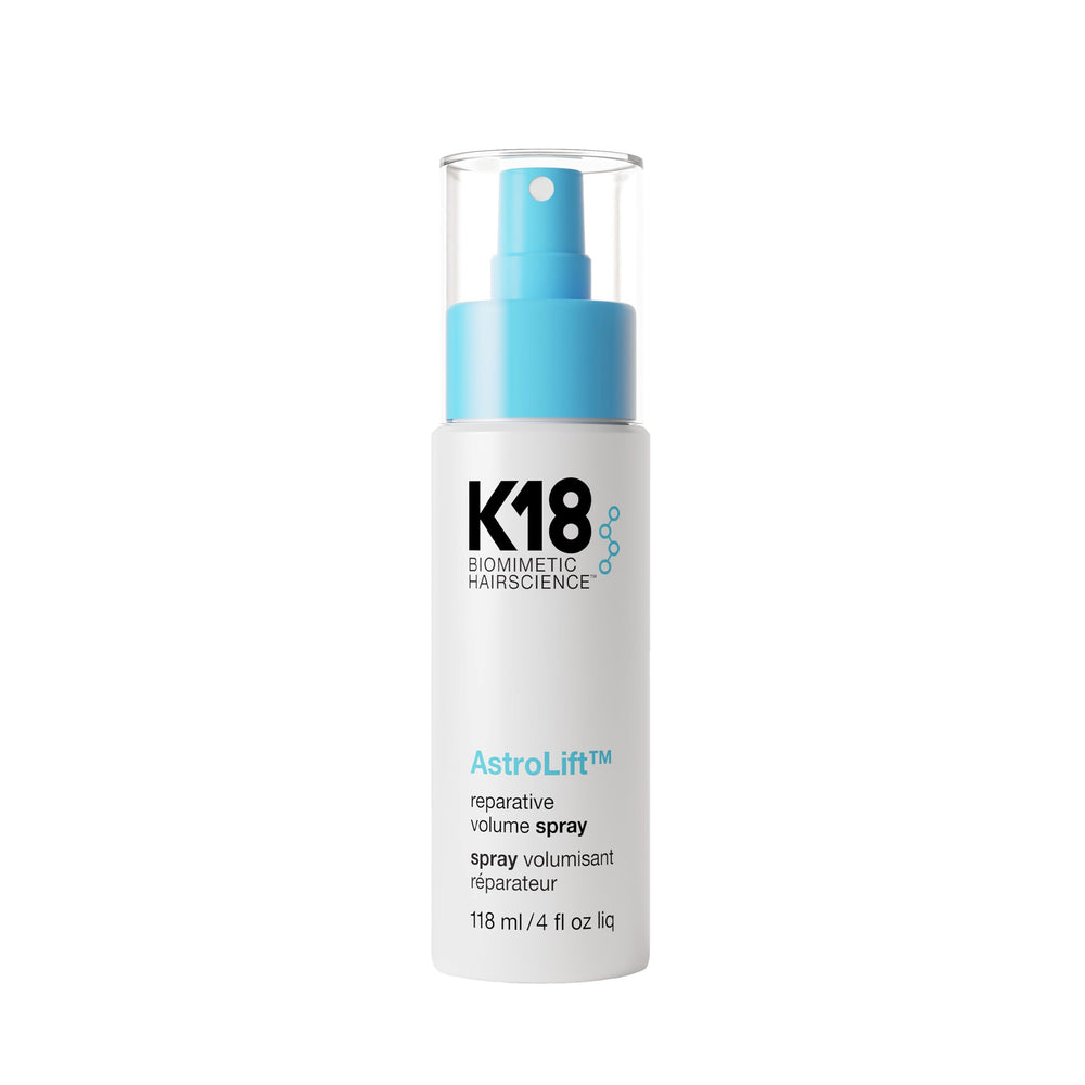 K18 AstroLift reparative volume spray bottle for lifted roots and fullness