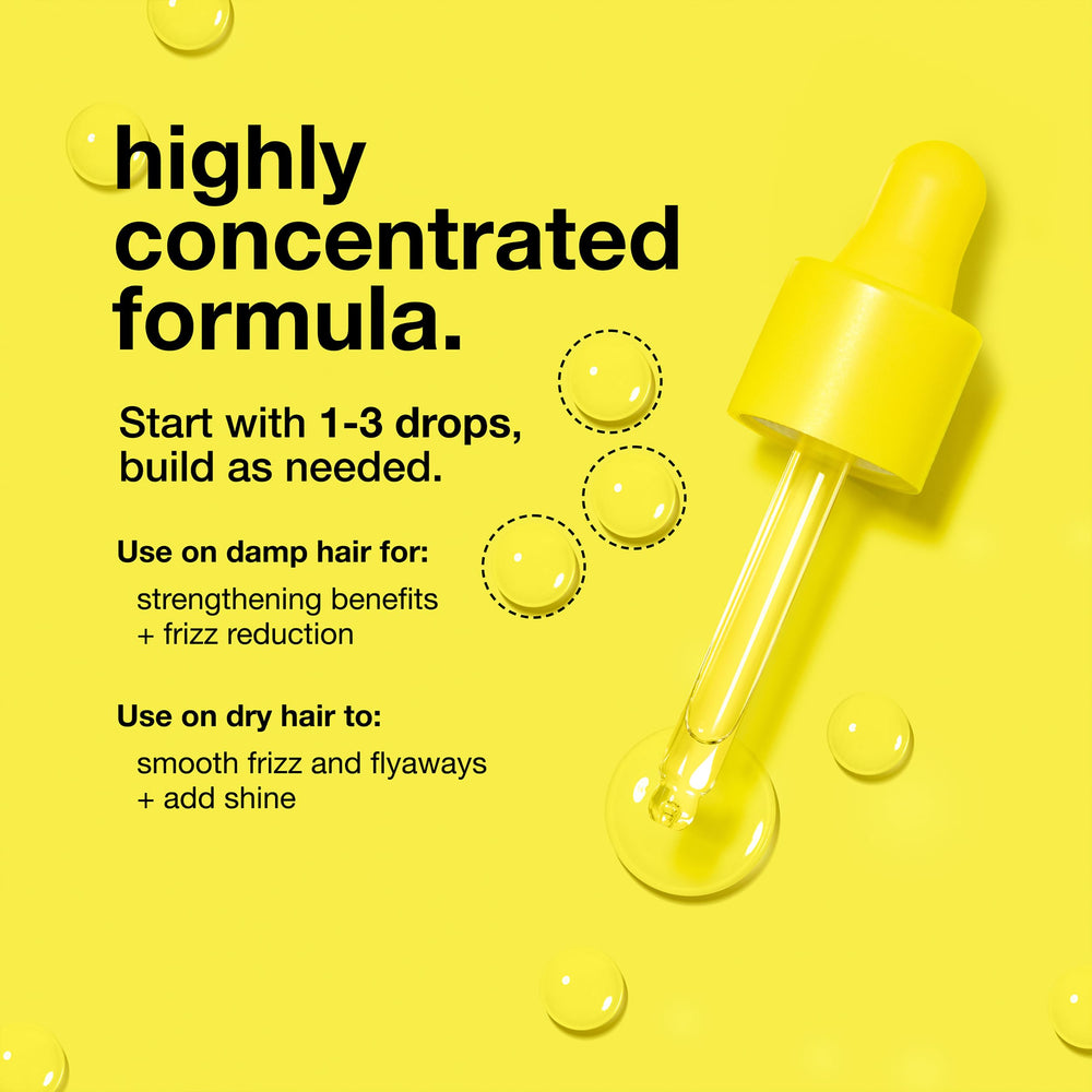 K18 Molecular Repair Hair Oil smooth hair after use, showcasing shine