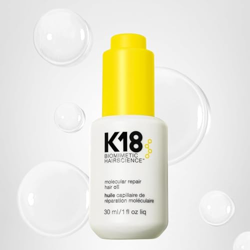 K18 Molecular Repair Hair Oil yields soft, glossy, healthy-looking hair