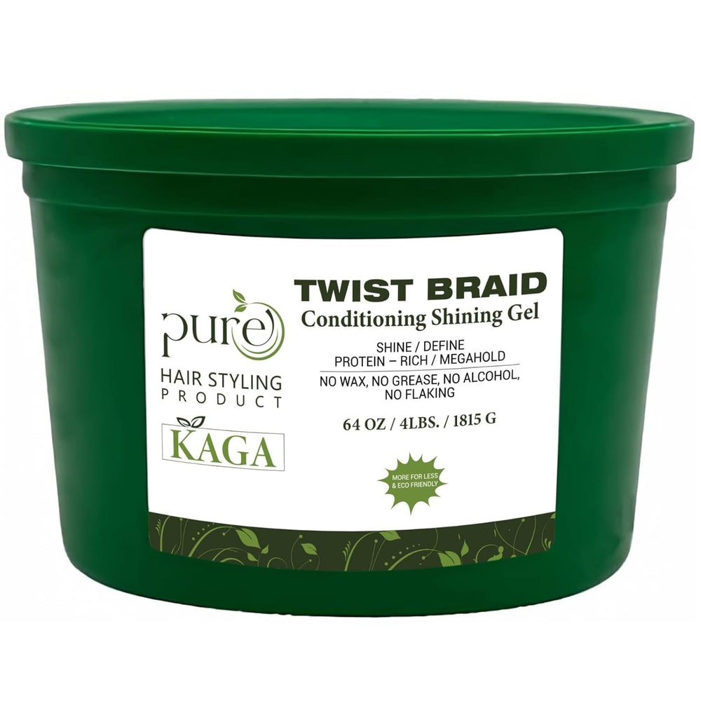 KAGA Neatbraid gel bottle 64oz provides salon-grade hold and high shine.